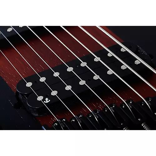 Schecter Guitar Research C-8 Multiscale Rob Scallon Left-Handed Electric Guitar Satin Dark Roast