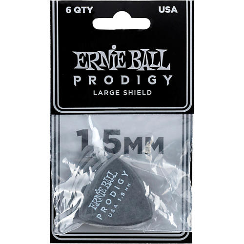 Ernie Ball Large Shield Prodigy Picks, 6-Pack 2.0 mm 6 Pack