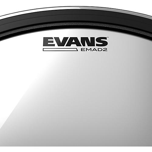 EVANS EMAD 2 Clear Batter Bass Drum Head 26 in.