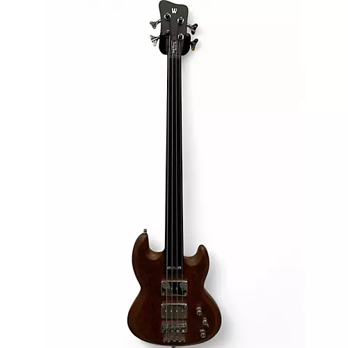 Used Warwick Fretless Jack Bruce Signature Cream Reunion natural mahogany Electric Bass Guitar natural mahogany