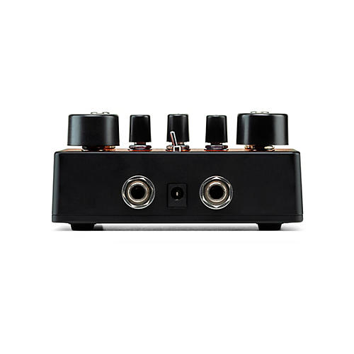 Electro-Harmonix Hell Melter Distortion Effects Pedal Black and Orange