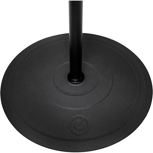 Gravity Stands Microphone Stand With Round Base and 2-Point Adjustment Telescoping Boom