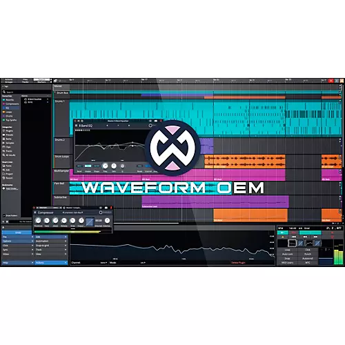 Harbinger LX8 8-Channel Analog Mixer With Bluetooth, FX and USB Audio