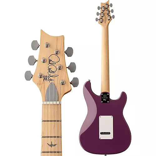 PRS SE Silver Sky Maple Fretboard Left Handed Elecric Guitar Summit Purple