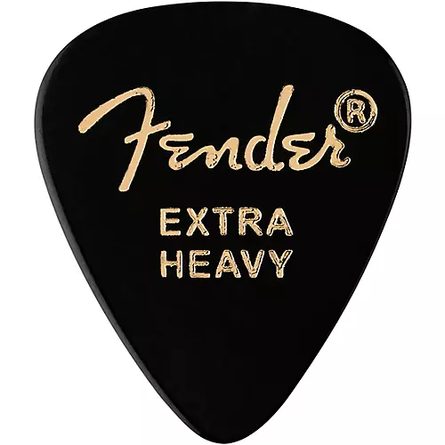 Fender 351 Shape Classic Celluloid Guitar Picks Extra Heavy 12 Pack