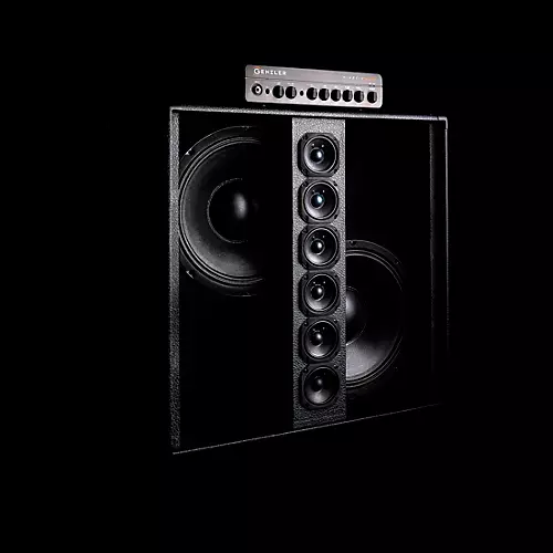 GENZLER AMPLIFICATION SERIES 2 BA2-212-3 BASS ARRAY 2x12 800W Line Array Bass Speaker Cabinet Black