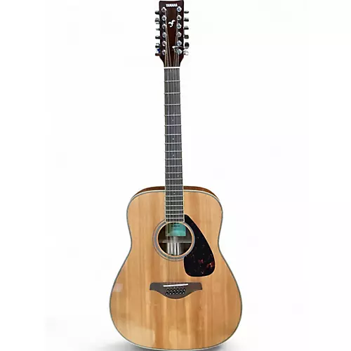 Used Yamaha FG820-12 Natural 12 String Acoustic Guitar Natural
