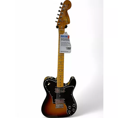 Used 2020s Fender american vintage telecaster deluxe 3 Tone Sunburst Solid Body Electric Guitar 3 Tone Sunburst