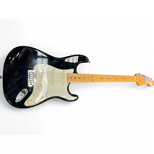 Used Fender American Professional II Stratocaster Black and White Solid Body Electric Guitar Black and White