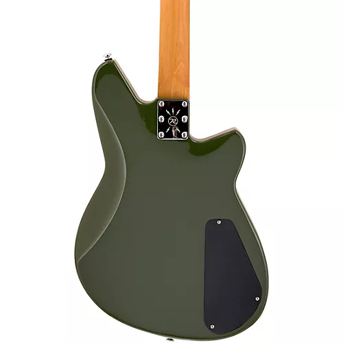 Reverend Descent RA Left-Handed Bariton Electric Guitar Army Green