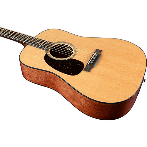 Martin D-16E 16 Series Mahogany Left-Handed Dreadnought Acoustic-Electric Guitar Natural