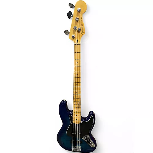 Used Fender Player Jazz Bass Blue Burst Electric Bass Guitar Blue Burst