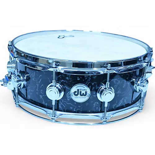 Used DW 5X14 Collector's Series Snare BLACK VELVET Drum BLACK VELVET 8