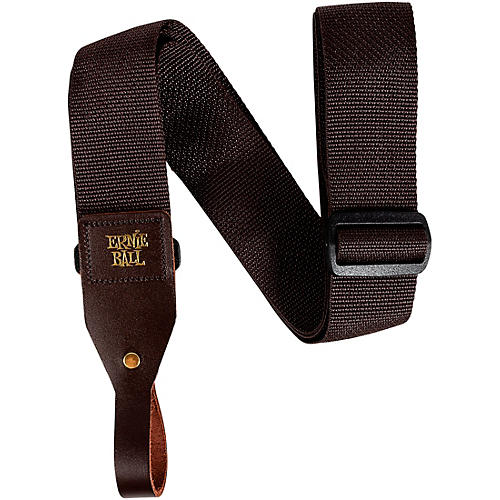 Ernie Ball Polypro Acoustic Guitar Strap Black 2 in.