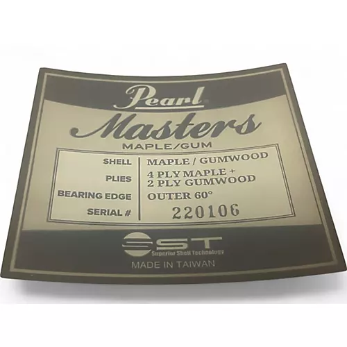 Used Pearl 14X6.5 Masters matte olive burst Drum matte olive burst 213