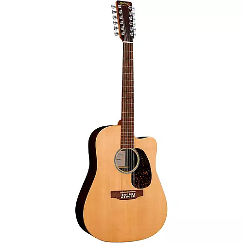 Martin X Series Brazilian HPL 12-String Dreadnought Acoustic-Electric Guitar Natural