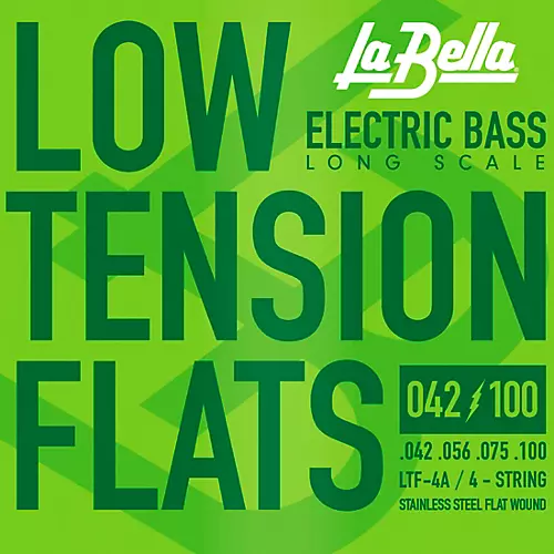 LaBella LTF-4A Low Tension Flexible Flats 4-String Set 42 - 100
