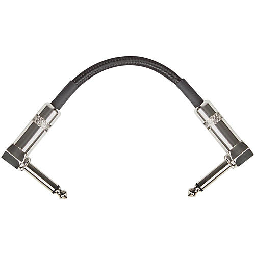 Musician's Gear Standard Instrument Patch Cable 6 in. Black