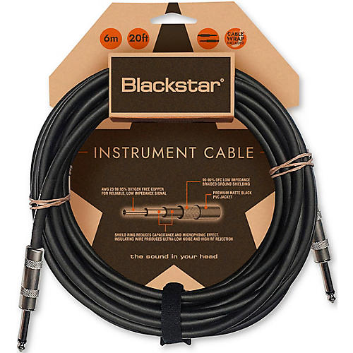 Blackstar Standard Straight to Straight Cable 10 ft. Black