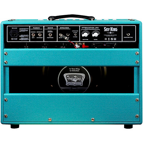 Tone King Sky King 35W 1x12 Tube Guitar Combo Amp Turquoise