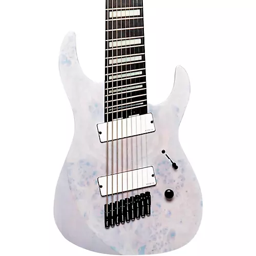 Legator LM-9 Lucas Mann Ninja 9-String Multi-Scale Signature Electric Guitar Trans White