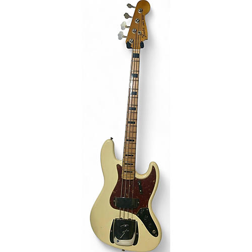 Used Fender custom shop 1968 jazz bass Olympic White Electric Bass Guitar Olympic White