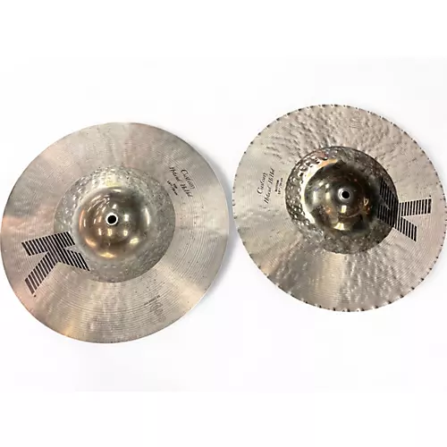 Used Zildjian 14in K Custom Hybrid Hi Hat Pair Cymbal 33