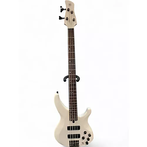 Used Yamaha TRBX504 White Electric Bass Guitar White