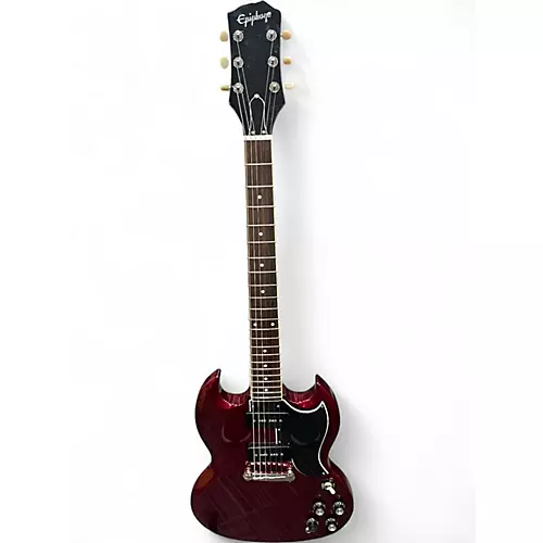Used Epiphone SG SPECIAL P-90 sparkling burgundy Solid Body Electric Guitar sparkling burgundy