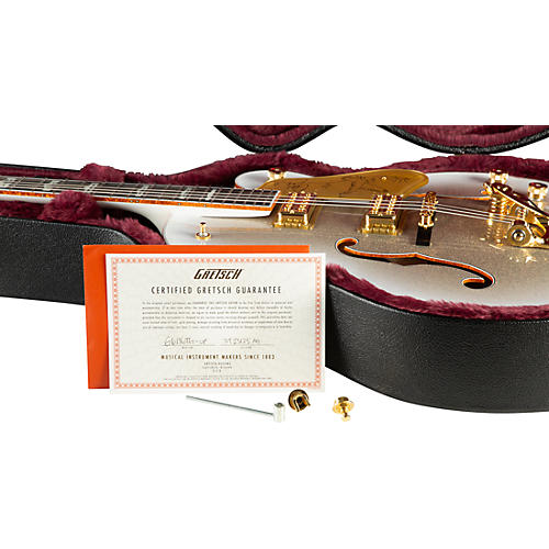Gretsch Guitars G6136TG-OR Limited-Edition Orville Peck Falcon With String-Thru Bigsby Electric Guitar Oro Sparkle