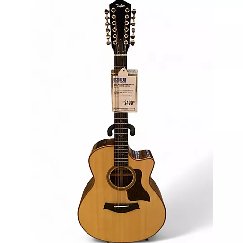 Used Taylor 756CE Natural 12 String Acoustic Electric Guitar Natural
