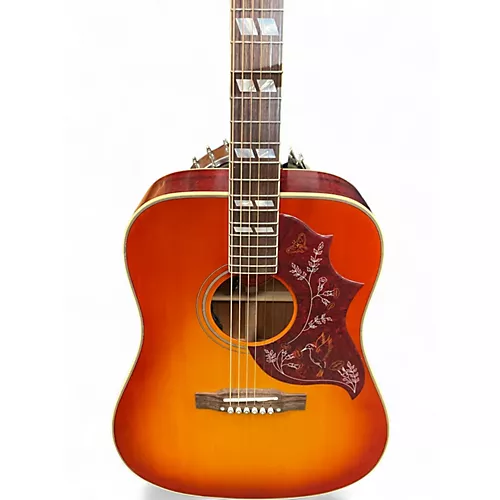 Used Epiphone HUMMINGBIRD INSPIRED BY GIBSON SUNBURST Acoustic Electric Guitar SUNBURST