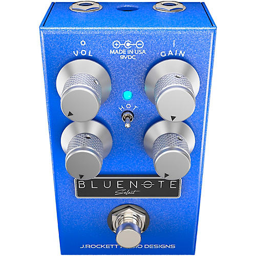 J.Rockett Audio Designs Blue Note Select Overdrive Effects Pedal Blue