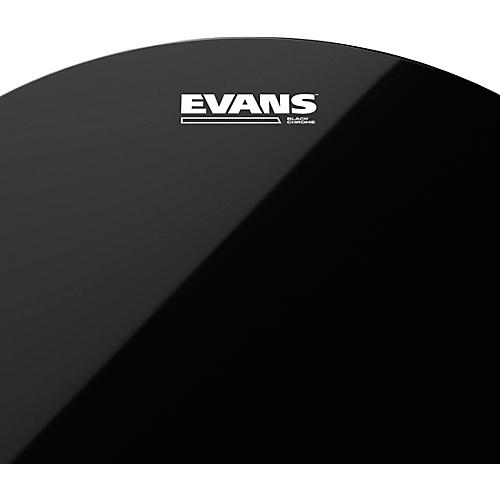 EVANS Black Chrome Tom Pack Fusion - 10/12/14 in.