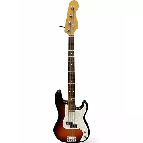 Used 2016 Fender American Professional Precision Bass 3 Tone Sunburst Electric Bass Guitar 3 Tone Sunburst