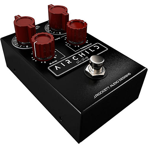 J.Rockett Audio Designs Airchild 660 Compressor Effects Pedal Black and Oxblood