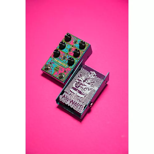 Beetronics FX Wannabee Beelateral Buzz Dual-Drive Effects Pedal Blue Anodized