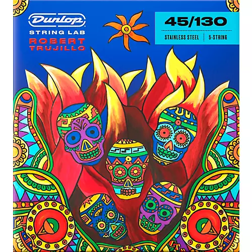 Dunlop Robert Trujillo Stainless Steel 5-String Electric Bass Strings 45 - 130