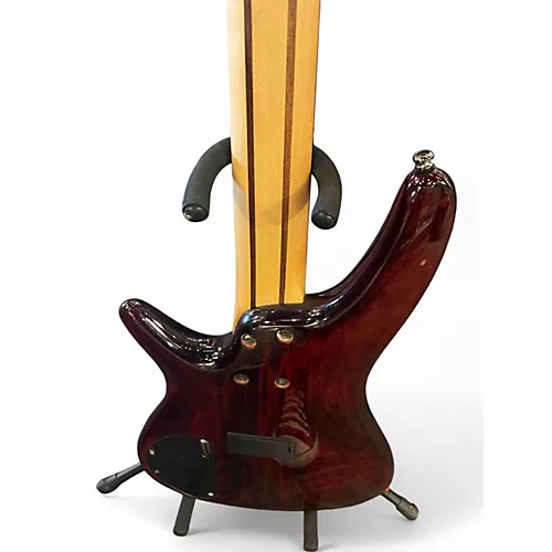 Used Ibanez SR405 5 String Brown Sunburst Electric Bass Guitar Brown Sunburst