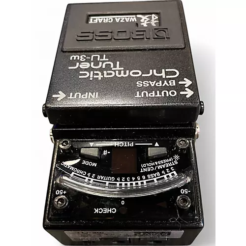 Used BOSS TU3W Waza Craft Chromatic Tuner Pedal