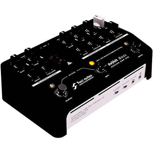 Two Notes AUDIO ENGINEERING ReVolt 3-Channel All-Analog Bass Simulator and DI Pedal Black