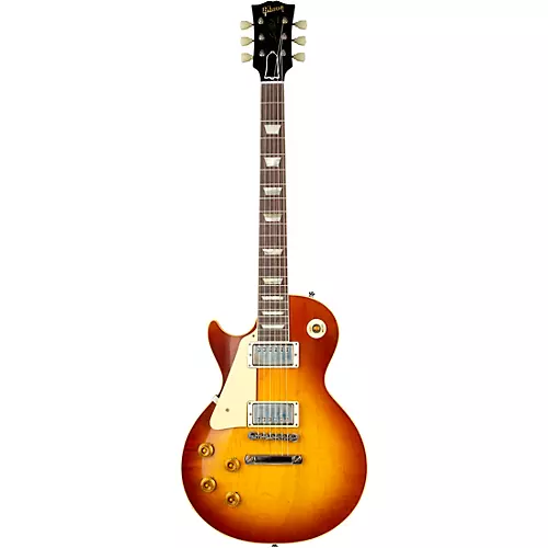 Gibson Custom 1958 Les Paul Standard Reissue VOS Left-Handed Electric Guitar Washed Cherry Sunburst