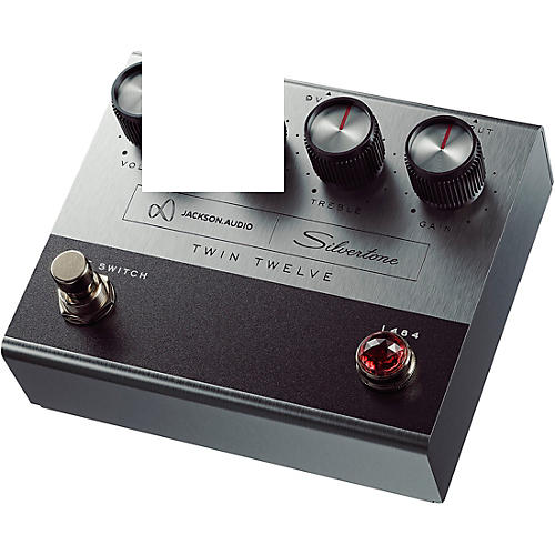 Jackson Audio 1484 Twin Twelve Preamp/Booster/EQ/Overdrive Effects Pedal Silver and Black