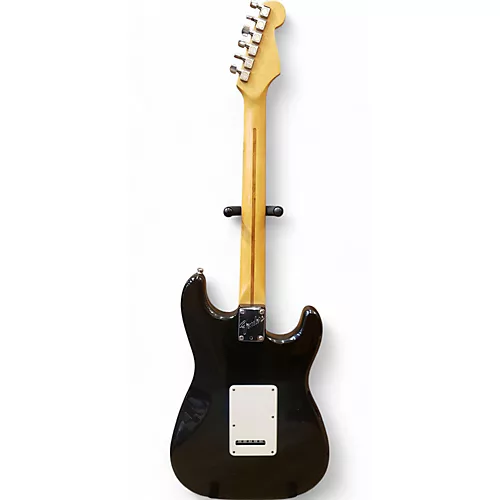 Vintage 1999 Fender American Standard Stratocaster Left Handed Black Electric Guitar Black