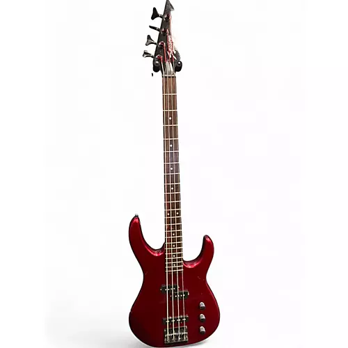 Used Squier HM BASS Candy Apple Red Electric Bass Guitar Candy Apple Red
