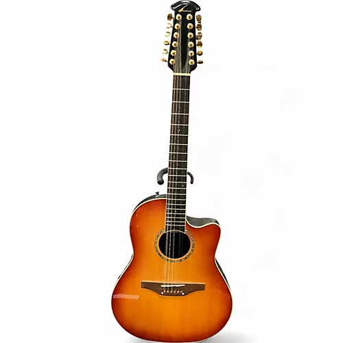 Used Ovation Celebrity CC245 Honeyburst 12 String Acoustic Electric Guitar Honeyburst