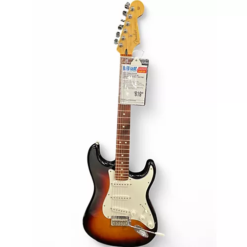 Used Fender Player Stratocaster 3 Color Sunburst Solid Body Electric Guitar 3 Color Sunburst