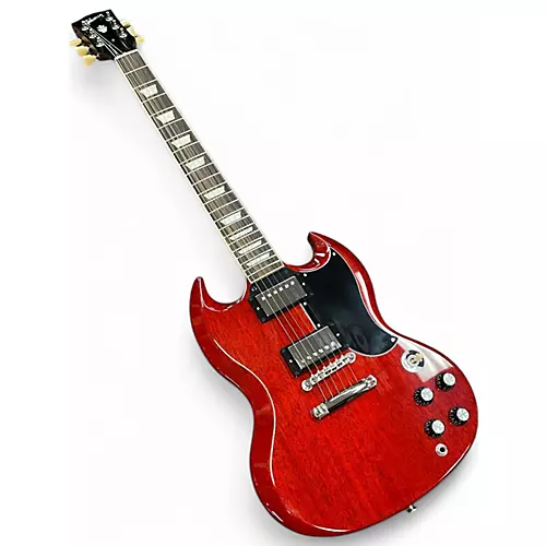 Used Gibson SG Standard 61 Reissue Cherry Solid Body Electric Guitar Cherry