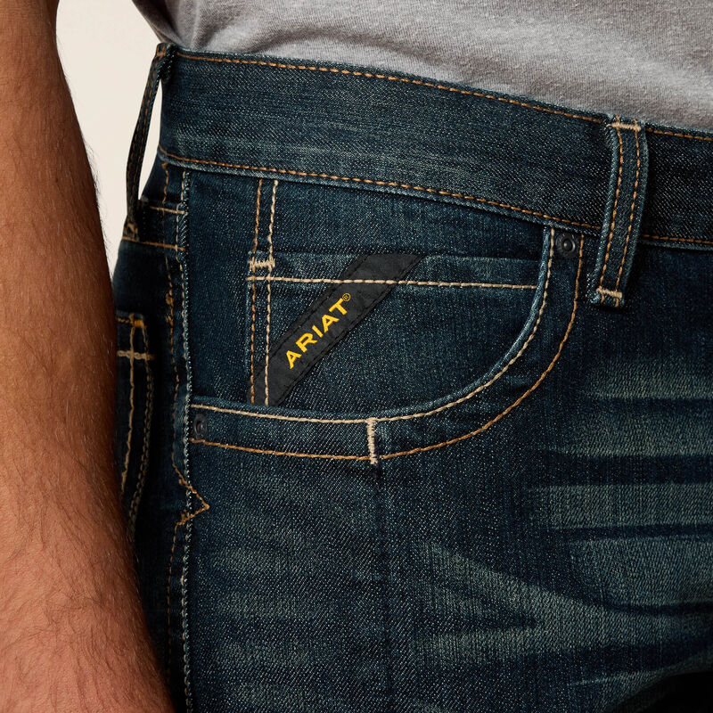 Rebar M4 Relaxed DuraStretch Edge Stackable Straight Leg Jean