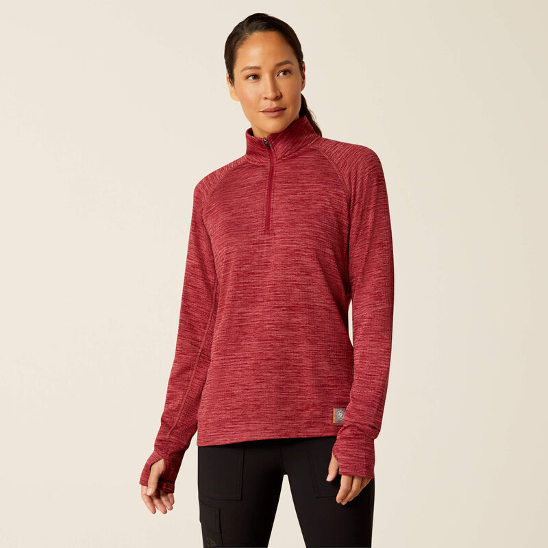 Rebar Gridwork Baselayer 1/4 Zip T-Shirt
